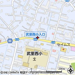 埼玉県春日部市大場1415周辺の地図