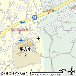 埼玉県上尾市平方1549周辺の地図