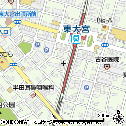 タウンハウジング　埼玉東大宮店周辺の地図