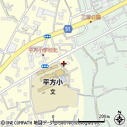 埼玉県上尾市平方1505周辺の地図