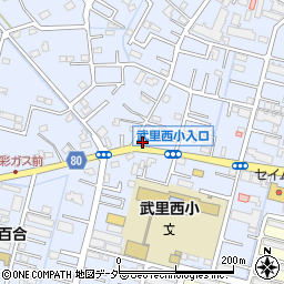 埼玉県春日部市大場1417周辺の地図