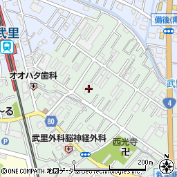埼玉県春日部市大畑142周辺の地図