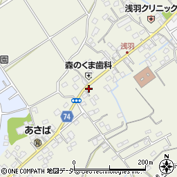 埼玉県坂戸市浅羽1136周辺の地図