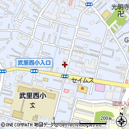 埼玉県春日部市大場1366周辺の地図