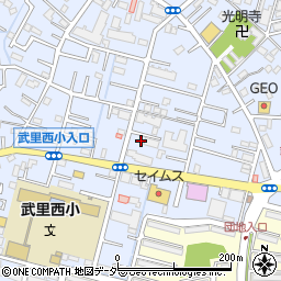 埼玉県春日部市大場1358周辺の地図