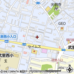埼玉県春日部市大場1318周辺の地図