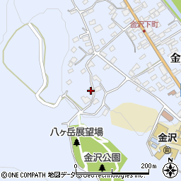 長野県茅野市金沢929周辺の地図