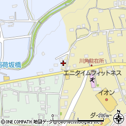 埼玉県入間郡毛呂山町川角1405-5周辺の地図