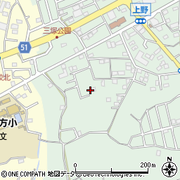 埼玉県上尾市上野141-2周辺の地図