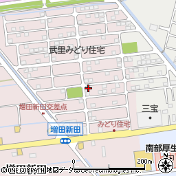 埼玉県春日部市増田新田413周辺の地図