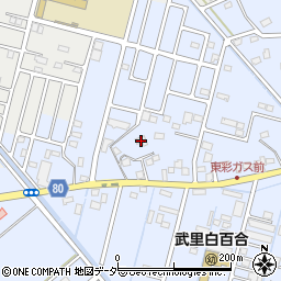 埼玉県春日部市大場36周辺の地図