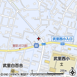 埼玉県春日部市大場1522周辺の地図