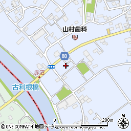 埼玉県春日部市赤沼802周辺の地図