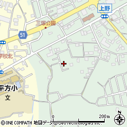 埼玉県上尾市上野142-3周辺の地図
