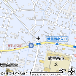 埼玉県春日部市大場1517周辺の地図