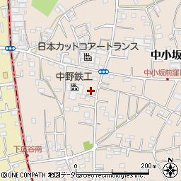 埼玉県坂戸市中小坂915-12周辺の地図