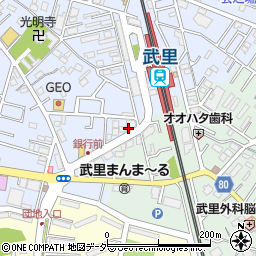 埼玉県春日部市大場1058周辺の地図
