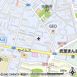 埼玉県春日部市大場1310周辺の地図