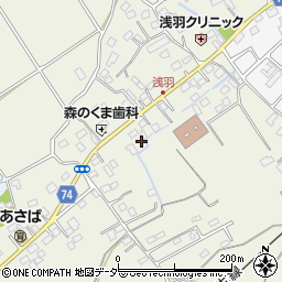 埼玉県坂戸市浅羽1133周辺の地図