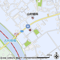 埼玉県春日部市赤沼803周辺の地図