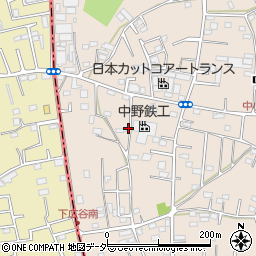 埼玉県坂戸市中小坂911-4周辺の地図