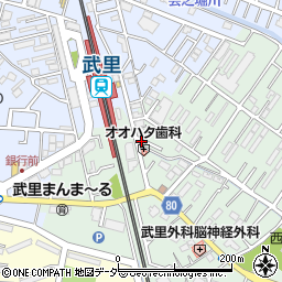 埼玉県春日部市大畑161周辺の地図