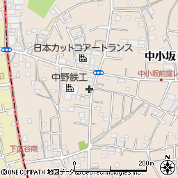 埼玉県坂戸市中小坂915-13周辺の地図