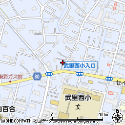 埼玉県春日部市大場1419周辺の地図