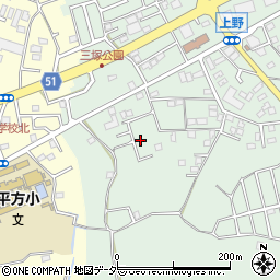 埼玉県上尾市上野142-17周辺の地図
