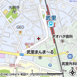 埼玉県春日部市大場1059周辺の地図