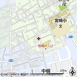 千葉県野田市宮崎23周辺の地図