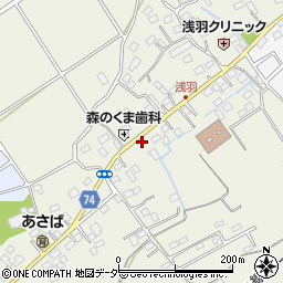 埼玉県坂戸市浅羽1134周辺の地図