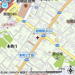 大栄パーク岩槻本町駐車場周辺の地図