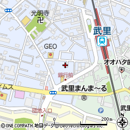 埼玉県春日部市大場485周辺の地図