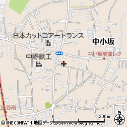 埼玉県坂戸市中小坂767-3周辺の地図