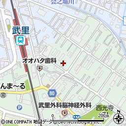 埼玉県春日部市大畑147周辺の地図