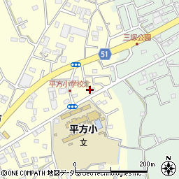 埼玉県上尾市平方1559周辺の地図