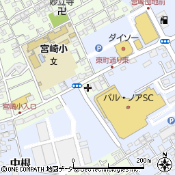 メガネのフクヤ野田店周辺の地図