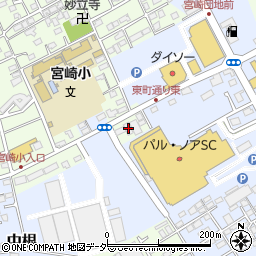 千葉県野田市宮崎53-12周辺の地図
