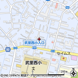 埼玉県春日部市大場1408周辺の地図