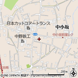 埼玉県坂戸市中小坂767-10周辺の地図
