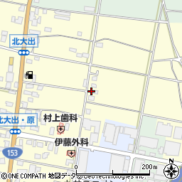 長野県上伊那郡辰野町北大出7378周辺の地図