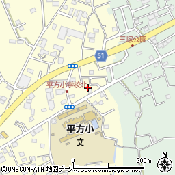 埼玉県上尾市平方1568周辺の地図