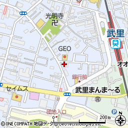 埼玉県春日部市大場1076周辺の地図