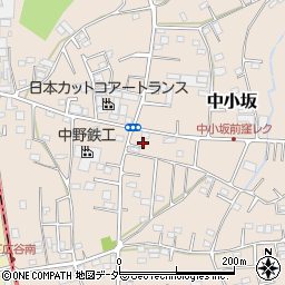 埼玉県坂戸市中小坂767周辺の地図