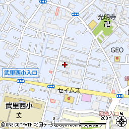 埼玉県春日部市大場1356周辺の地図