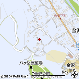 長野県茅野市金沢874周辺の地図