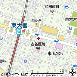 ソフトバンク東大宮駅前店周辺の地図