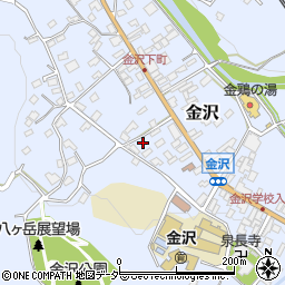 長野県茅野市金沢1135-1周辺の地図