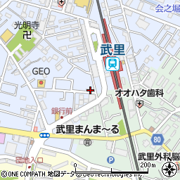 埼玉県春日部市大場1089周辺の地図